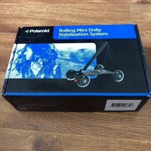 Polaroid Rolling Mini Dolly Stabilization system for recording